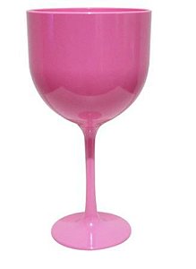 Taça Gin 550ml Rosa Bebê Leitoso