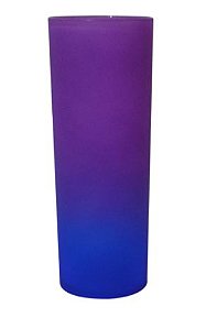 Long Drink Premium 340ml Degradê Bicolor Azul com Roxo