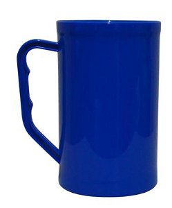 Caneca Chopp 500ml Azul Leitoso