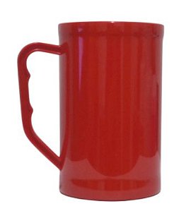 Caneca Chopp 500ml Vermelho Leitoso