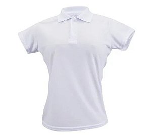 Camisa Polo Poliéster Feminina