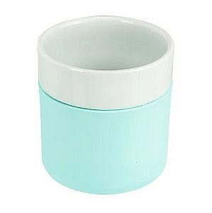 Copo de Porcelana com Capa de Silicone 260ml - SFCT - Azul