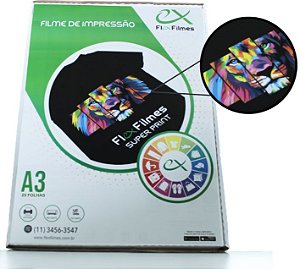 Filme de Impressão para Sublimação Super Print - A-3 - Pacote com 03 Folhas