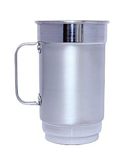 Caneca Chopp Alumínio 750Ml Resinada P/Sublimação 1UN