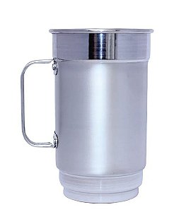 Caneca Chopp Alumínio 750Ml Resinada P/Sublimação 1UN