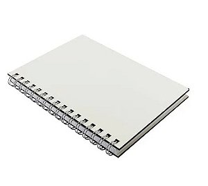 Caderno Pequeno Permanente 100 Folhas com Capa de MDF Brilho (15 x 21cm)