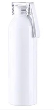 Squeeze de Alumínio Branco Tampa Sport Cristal para Sublimação - 650ml