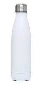 Garrafa Térmica COLA de Inox Matte Branca - 500ml