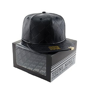 BONE ABA RETA YOUNG MONEY STRAPBACK PTO LUXURY - Teteu Foto-Produtos