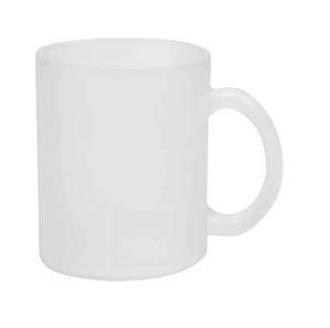 36 Caneca de Vidro Jateado para Sublimação Marca Live - 325ml