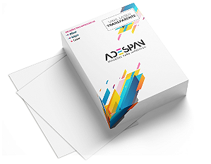 Vinil Adesivo para Impressão Laser Transparente 10 Folhas A4 210x297 Adespam