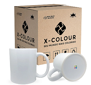 Caneca para Sublimação de Cerâmica Branca Classe AAA - 36 Unidade - X-Colour