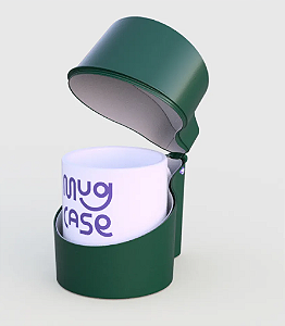 Mug Case Básica Verde Escuro