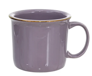 Caneca para Sublimação de Cerâmica Esmaltada Lilás ( roxa ) - 300ml