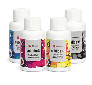 Kit 4 Tinta para Sublimação Gênesis - 4x 100ml - Kit - 400ml