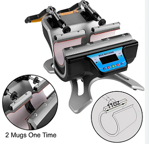 Prensa Térmica Caneca Dupla - 220V