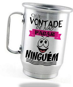 Caneca Chopp Aluminio 550ML P/ Sublimação