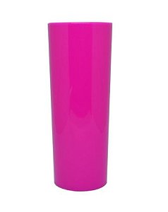 100 Copo Long Drink capacidade de 330ml Pink Leitoso para Transfer Laser ou Serigrafia