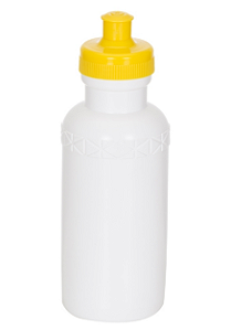 Squeeze Plástico branco 500ml Tampa Amarela