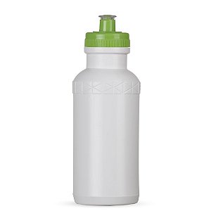 Squeeze Plástico branco 500ml Tampa bico ( silicone ) Verde