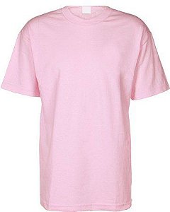 Camiseta Poliester Rosa Sublimatica - Adulto