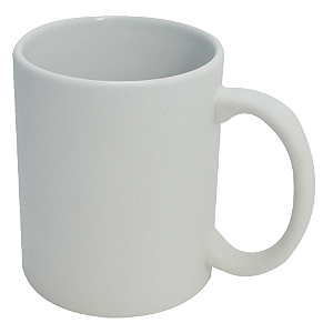 Caneca Cerâmica para Sublimação Craquelê Branca - 325ml