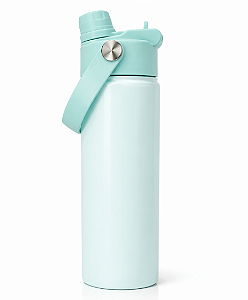 Garrafa Térmica para Sublimação Tampa 2 bicos Cantil Tiffany - 650ml