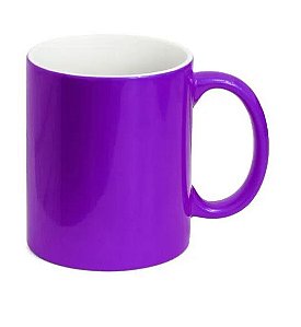 Caneca Perolizada Importada Roxa Livesub - 325ml