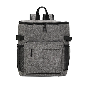 Mochila Freshbag Cinza Térmica Poliéster C/ Abridor 19l