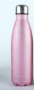 Garrafa Térmica para Sublimação Glitter Rosa com Parede Dupla - 500ml -  Teteu Foto-Produtos