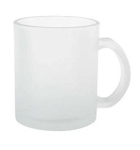 12 Caneca de Vidro Jateado para Sublimação - 325ml