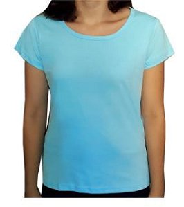 Camiseta Poliester Azul Royal Sublimatica - Adulto - Teteu Foto-Produtos