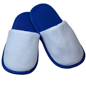 Pantufa para Sublimação Azul / Branco - Infantil