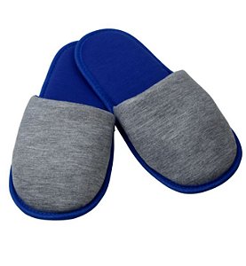 Pantufa para Sublimação Azul / Cinza - Infantil