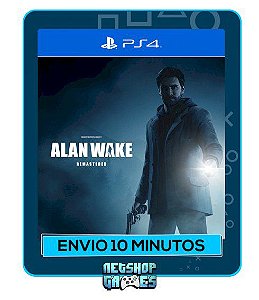 Alan Wake Remastered - Edição Padrão - Ps4 - Mídia Digital