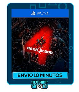 Back 4 Blood - Edição Padrão - Ps4 - Mídia Digital