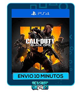 Call Of Duty Black Ops 4 - Edição Padrão - Ps4 - Mídia Digital