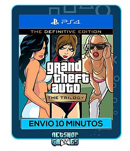 Gta - Grand Theft Auto The Trilogy - The Definitive Edition - Ps4 - Mídia Digital