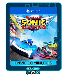 Team Sonic Racing - Edição Padrão - Ps4 - Mídia Digital