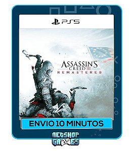 Assassins Creed III Remastered - Edição Padrão - Ps5 - Mídia Digital