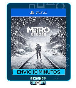 Metro Exodus - Edição Padrão - Ps4 - Mídia Digital