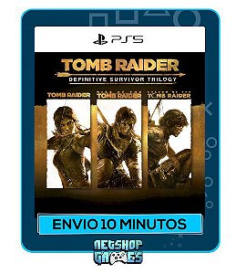 Tomb Raider Definitive Survivor Trilogy - Edição Padrão - Ps5 - Mídia Digital