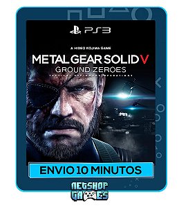 Metal Gear Solid V Ground Zeroes - Ps3 - Midia Digital