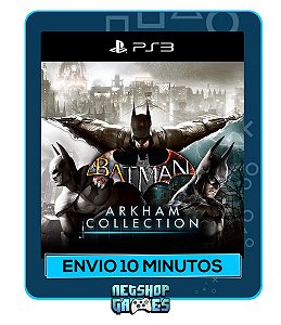 Batman Arkham Collection - Ps3 - Midia Digital