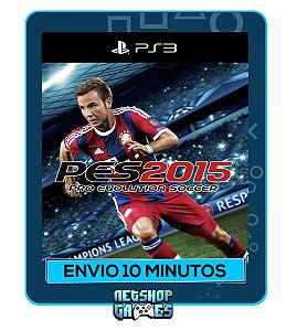 Pes 2015 - Pro Evolution Soccer 15 - Ps3 - Midia Digital