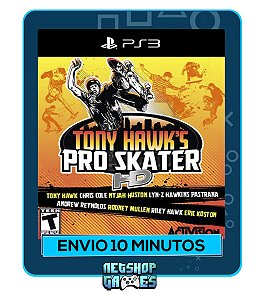 Tony Hawks Pro Skater Hd - Ps3 - Midia Digital