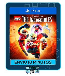 Lego Os incríveis - Edição Padrão - Ps4 - Mídia Digital