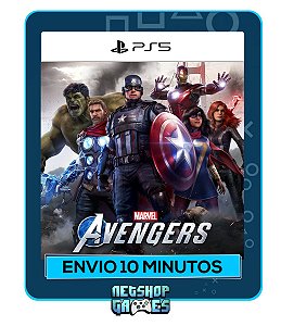 Marvels Avengers - Edição Padrão - Ps5 - Mídia Digital