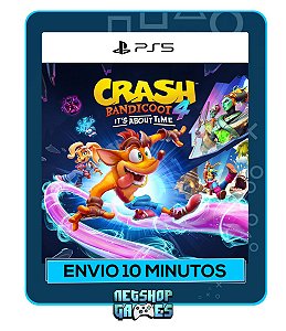 Crash Bandicoot 4 Its About Time - Edição Padrão - Ps5 - Mídia Digital