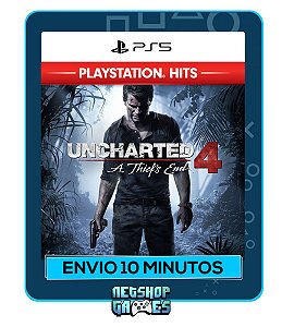 Uncharted 4 A Thief’s End - Edição Padrão - Ps5 - Mídia Digital